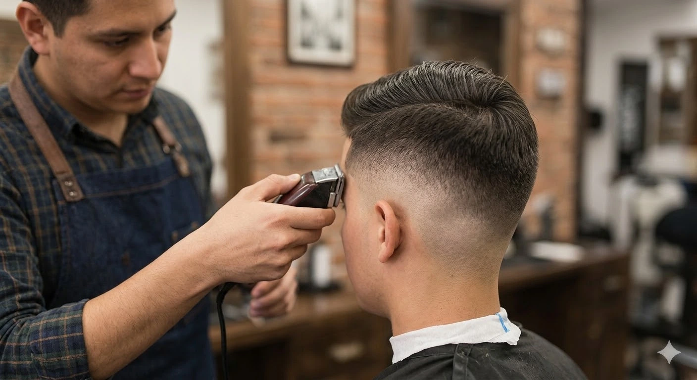 Corte de cabello moderno FADE